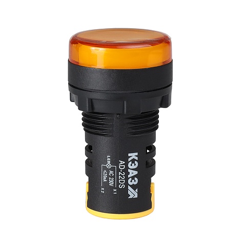 КЭАЗ Лампа AD22DS(LED) матрица D22мм желтый 24В AC/DC
