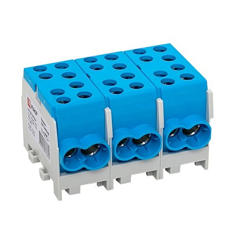 EKF PROxima Клемма распределительная КСР с двойным винтом 2x35/2x25 синяя