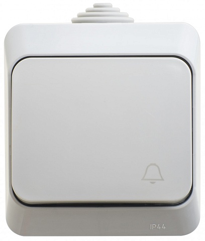Systeme Electric Этюд наруж Серый Выключатель 1-клавишный IP44