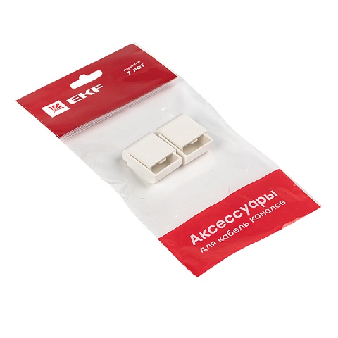 EKF PROxima Заглушка (20х10) (4 шт) Plast Белый
