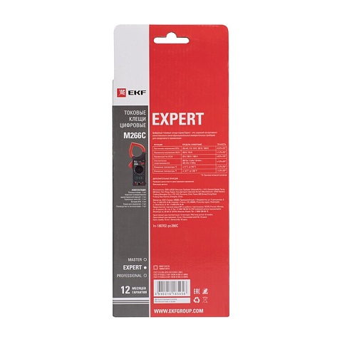 EKF PROxima Токовые клещи цифровые M266C Expert