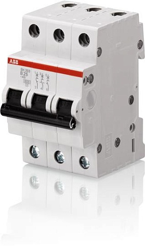 ABB Выключатель автоматический 3-полюсной SH203 C 10