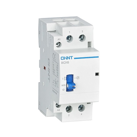 CHINT Контактор модульный с ручн. упр. NCH8-40M/11 AC220-240В 50/60Гц (R)