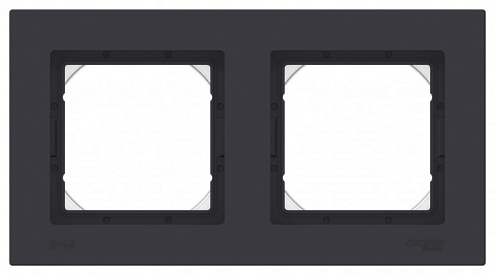 Systeme Electric AtlasDesign Aqua Карбон Рамка 2-ая IP44