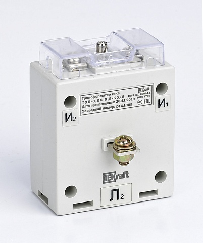 Dekraft Трансформатор тока ТОП-0,66 0,5 75/5 5ВА