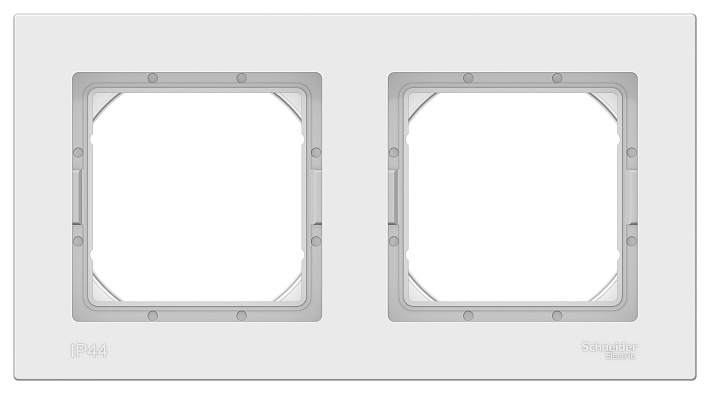 Systeme Electric AtlasDesign Aqua Бел Рамка 2-ая IP44