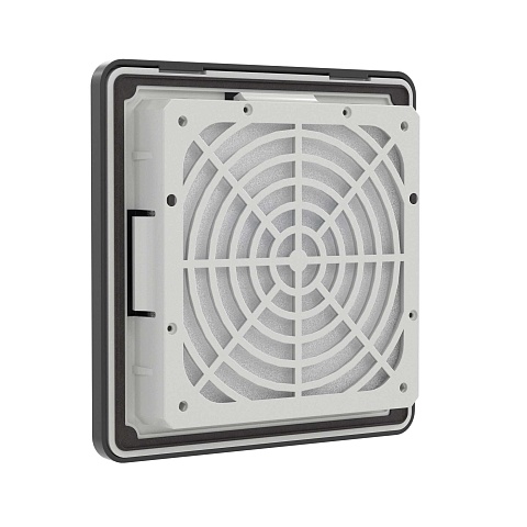 DKC Вентиляционная решетка с фильтром RF 150x150 мм, IP54, RAL9005