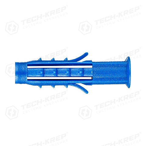 Tech-Krep Дюбель распорный Чапай 6х30 шипы+усы (полипропилен) (30 шт) - пакет 111128