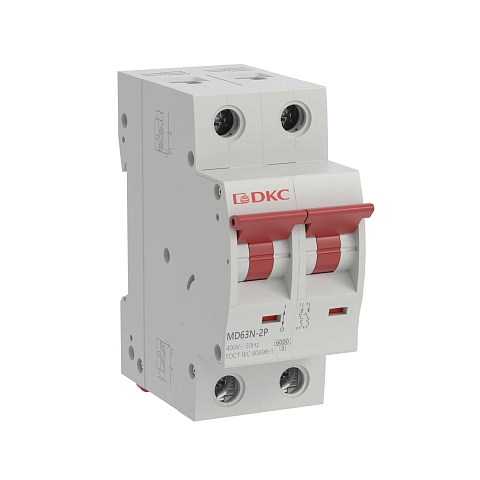 DKC YON max Автоматический выключатель модульный MD63N 2P 20A C 6kA