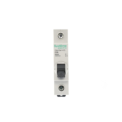 Systeme Electric City9 Set Автоматический выключатель (АВ) С 50А 1P 6kA 230В