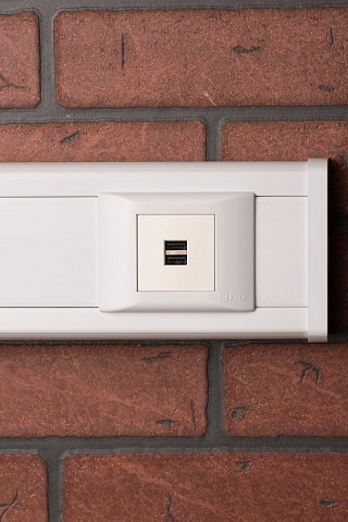 EKF PROxima Розетка USB, сила тока 2.1 А (2 гнезда) без индикатора