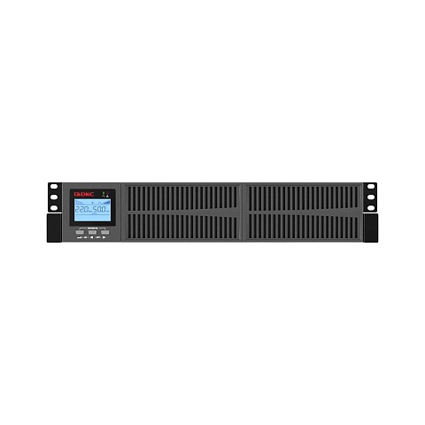 DKC Онлайн ИБП ДКС серии Small Rackmount, 1000 ВА/900 Вт, 1/1, 6xIEC C13,EPO, USB, RS-232, RJ45, Rack 2U, 2x9Ач