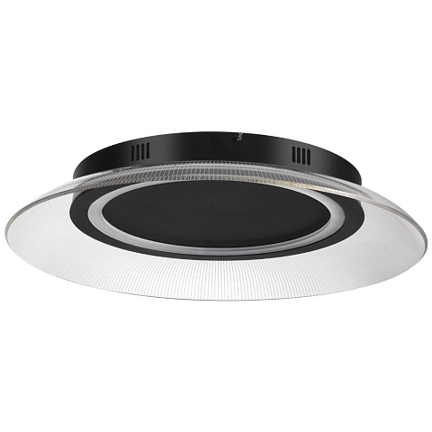 Novotech 359190 OVER NT23 000 черный Светильник накладной диммируемый, в комплекте пульт ДУ IP20 LED 3000К~6000К 48W 220-240V WELLE
