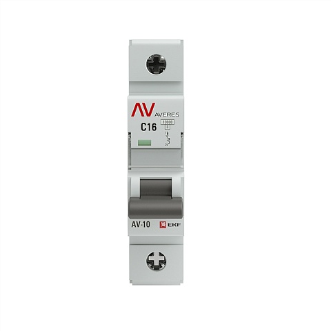 EKF Averes AV-10 Автоматический выключатель  (С) 1P 16A 10kA