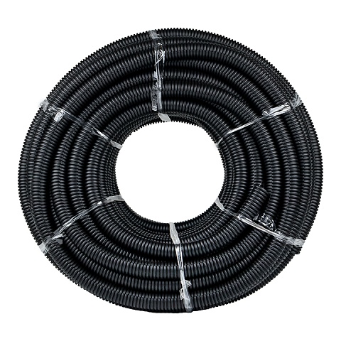 EKF PROxima Труба гофр. ПНД Plast с зондом d32мм (50м.) черная