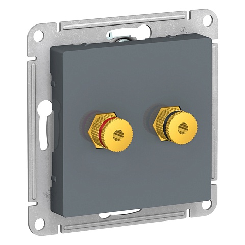 Systeme Electric AtlasDesign Грифель Аудиорозетка двухместная