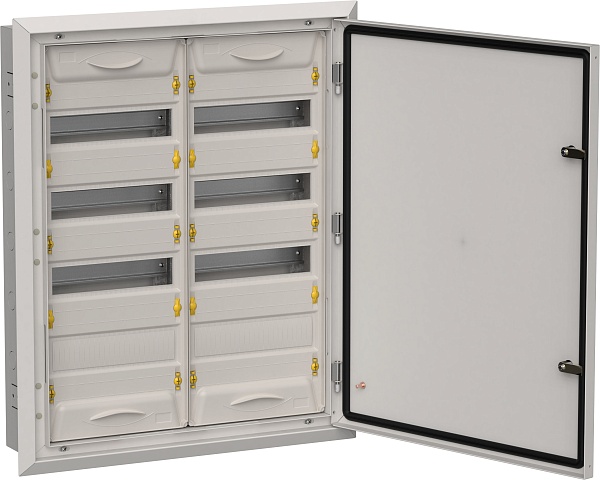 TITAN 5 Корпус мет. ЩРв-96 (2х48) 755х625х130 IP31 сер IEK