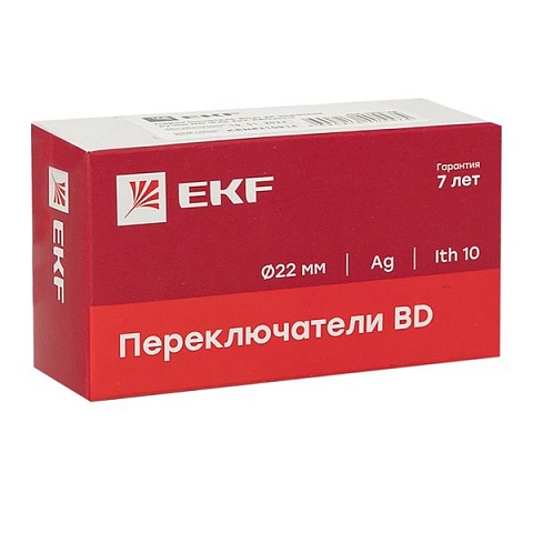 EKF PROxima Переключатель BD21 2P короткая ручка NO IP65
