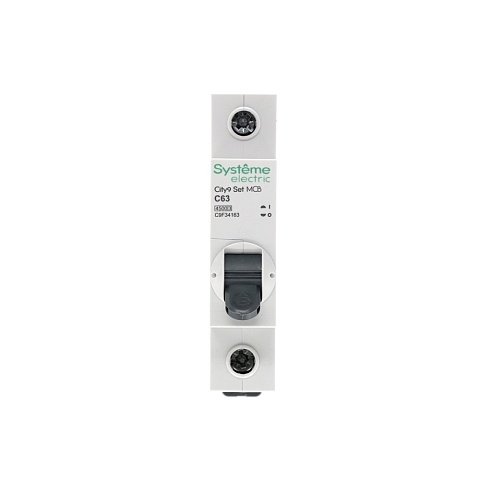 Systeme Electric City9 Set Автоматический выключатель (АВ) С 63А 1P 4.5kA 230В