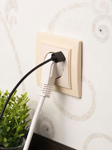 EKF Basic Минск Бежевый Розетка с/з, со шторками, 16А, с USB 1А, СП
