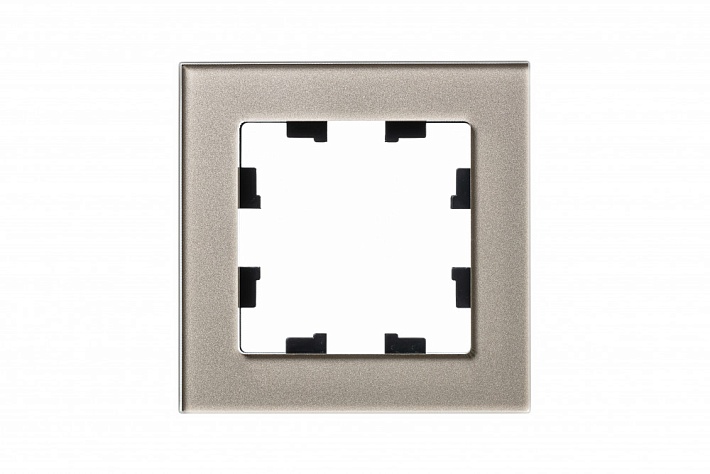 Systeme Electric AtlasDesign Nature Стекло шампань Рамка 1-ая
