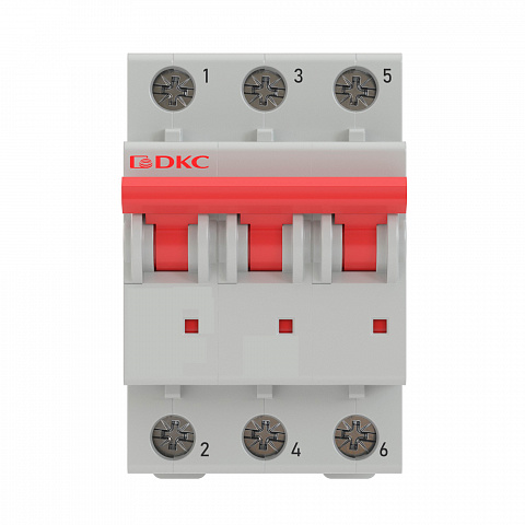 DKC YON pro Автоматический выключатель модульный MD63 3P 25А C 10kA