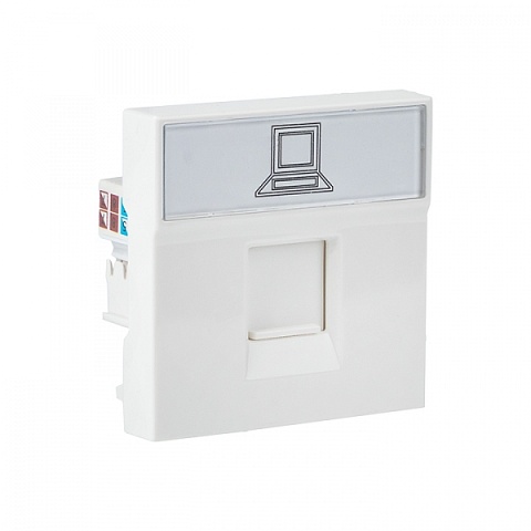 EKF PROxima Розетка RJ-45, категории 5e (ширина 2 модуля)