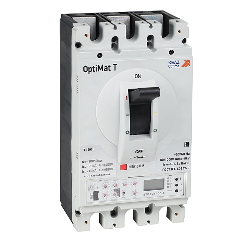 КЭАЗ Выключатель автоматический OptiMat T630S ETE 630A 4P