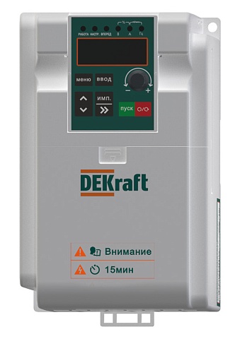Dekraft Преобразователь частоты DEKV060-2.2кВт 1 фаза 220В