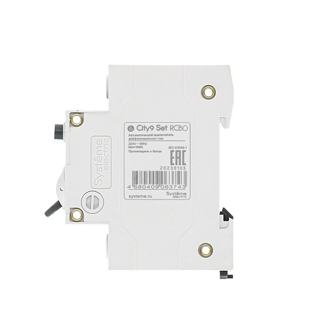 Systeme Electric City9 Set Авт. выкл. диф. тока (АВДТ) 1P+N С 16А 4.5kA 10мА Тип-A 230В