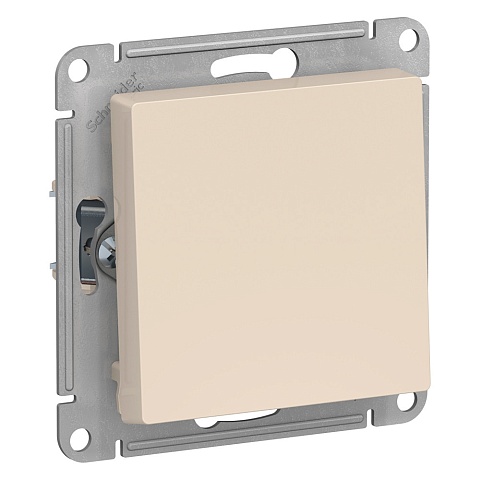 Systeme Electric AtlasDesign Беж Выключатель 1-клавишный сх.1, 10АХ, механизм