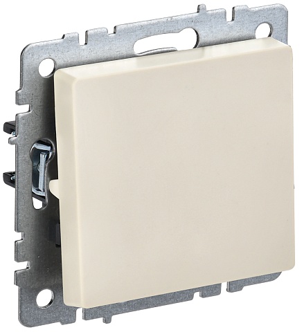 IEK BRITE BASE Бежевый Выключ. 1-к прох 10А ВС10-1-6-БрКр