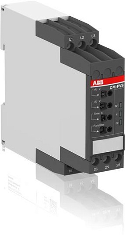 ABB CM-PVS.31S Реле контроля фаз б/контр нуля,Umin/Umax=3x160-230В/220-300BAC,обрыв, чередов-е,2ПК