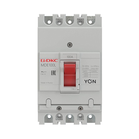DKC YON pro Автоматический выключатель MDE100L050 3P 50А 10kA