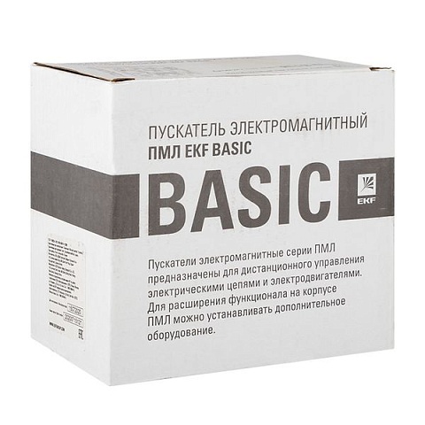 EKF Basic Пускатель электромагнитный серии ПМЛ-3160М 40А 400В  Basic