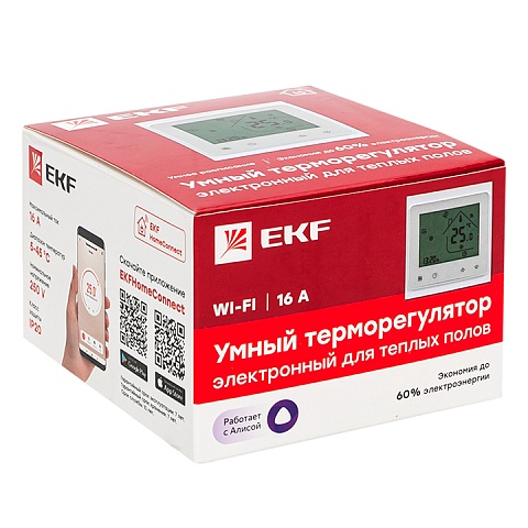EKF PROxima Умный термостат для теплых полов Wi-Fi Connect