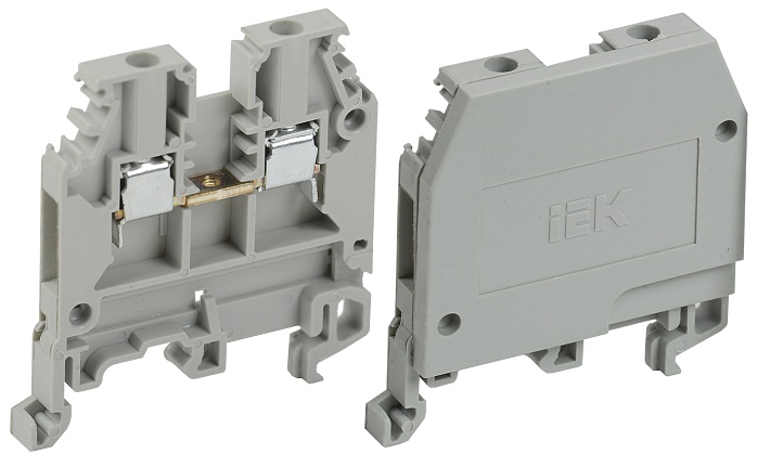 IEK Зажим наборный ЗНИ-2,5мм2 (JXB24А) серый