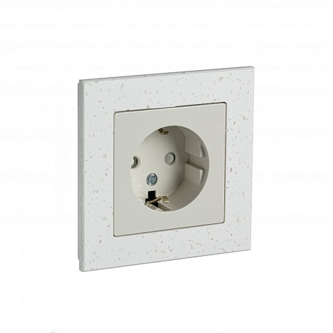 Systeme Electric AtlasDesign Nature Мрамор крем роял Рамка 1-ая