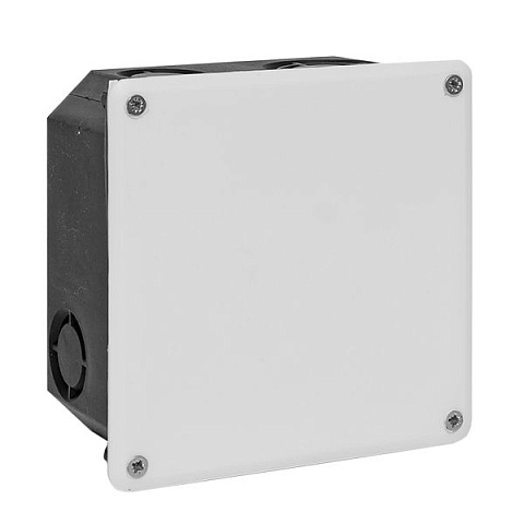 EKF PROxima Коробка распаячная КМТ-010-006 с крышкой для твердых стен (107х107х50) с саморезами IP20
