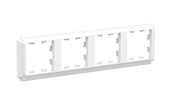Systeme Electric AtlasDesign Antique Лотос Рамка 4-ая, универсальная