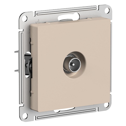 Systeme Electric AtlasDesign Песочный Розетка TV коннектор, механизм