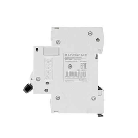 Systeme Electric City9 Set Автоматический выключатель (АВ) B 63А 3P 4.5kA 400В
