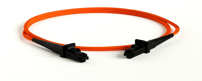 Hyperline FC-D2-50-MTRJF/PR-MTRJF/PR-H-3M-LSZH-OR Патч-корд волоконно-оптический (шнур) MM 50/125, MTRJ(мама)-MTRJ(мама), 2.0 мм, duplex, LSZH, 3 м