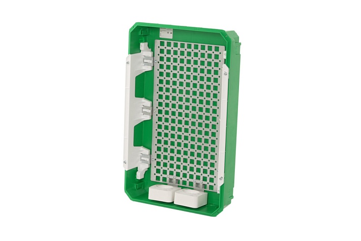 Systeme Electric City9 Box IT корпус встраиваемый с белой дв. 3ряд/36мод 2 розетки