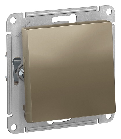 Systeme Electric AtlasDesign Шампань Переключатель 1-клавишный, сх.6, 10АХ, механизм