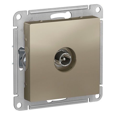 Systeme Electric AtlasDesign Шампань Розетка TV проходная 4DB, механизм