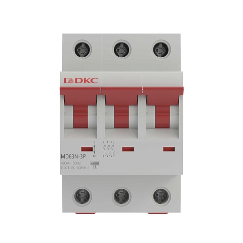 DKC YON pro Автоматический выключатель модульный MD63N 3P 40A C 6kA