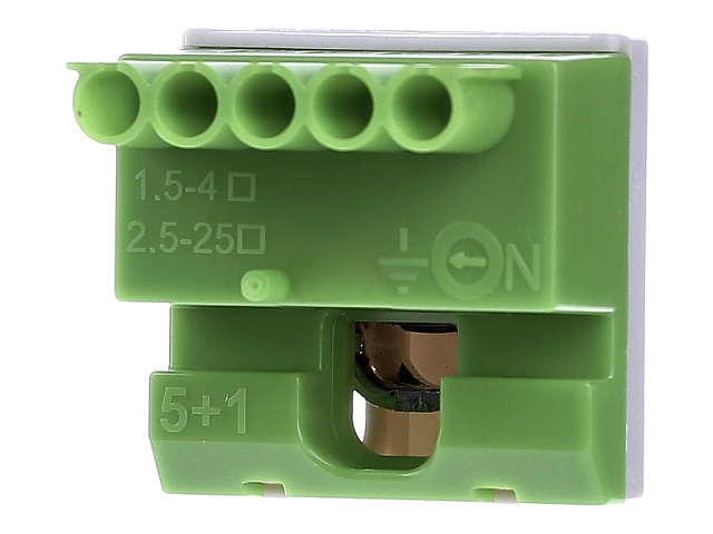 ABB Клеммник самозажимной PE 5x4+1x25мм ZK51G