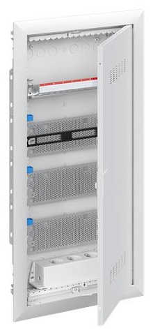 ABB Шкаф мультимедийный с дверью с вентиляционными отверстиями UK648MV (4 ряда)