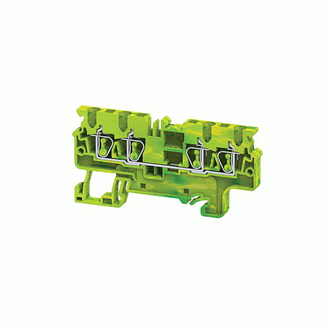 КЭАЗ Клемма заземляющая пружинная OptiClip CXG-2,5-QUATTRO-PE-I-(0,2-2,5)-PEN